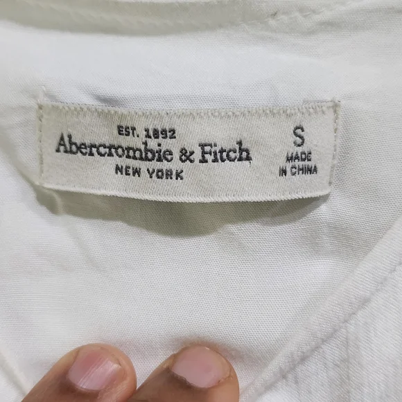 Abercrombie & Fitch Classic White Lace Mini Dress Size S - Picture 8 of 15